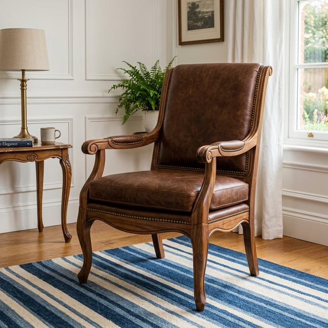 Classic Wooden Armchair